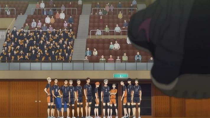 Волейбол!! (третий сезон) / Haikyuu!!: Karasuno Koukou VS Shiratorizawa Gakuen Koukou Скриншот 1