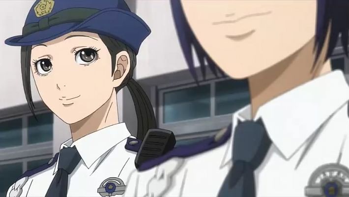 Контратака женщины-полицейского / Hakozume: Kouban Joshi no Gyakushuu Скриншот 1